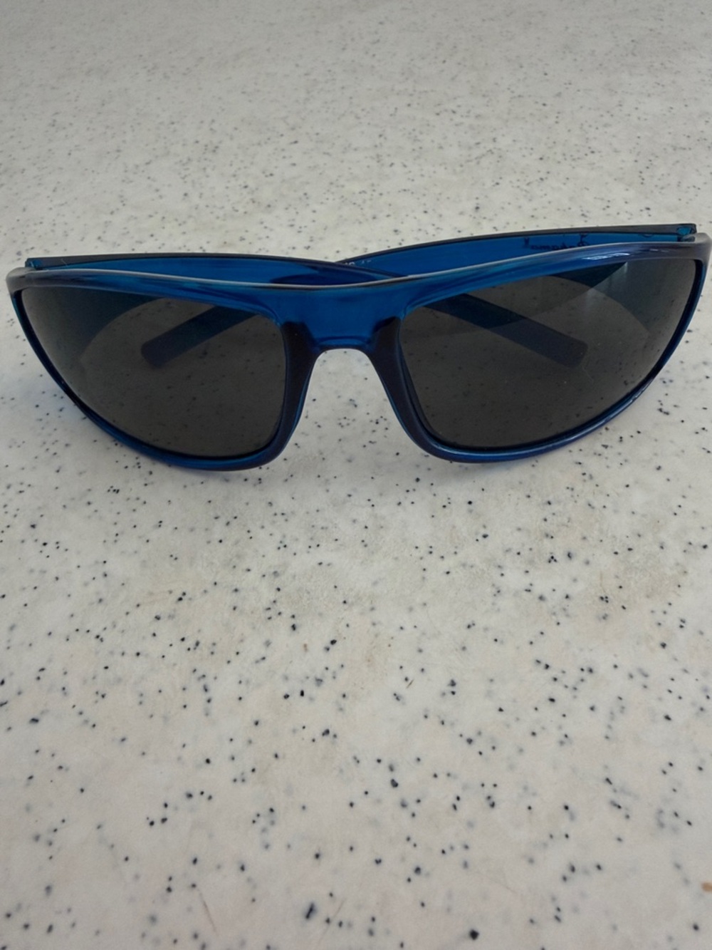 Tommy Bahama Kids Blue Rectangular Sunglasses with Dark Lenses